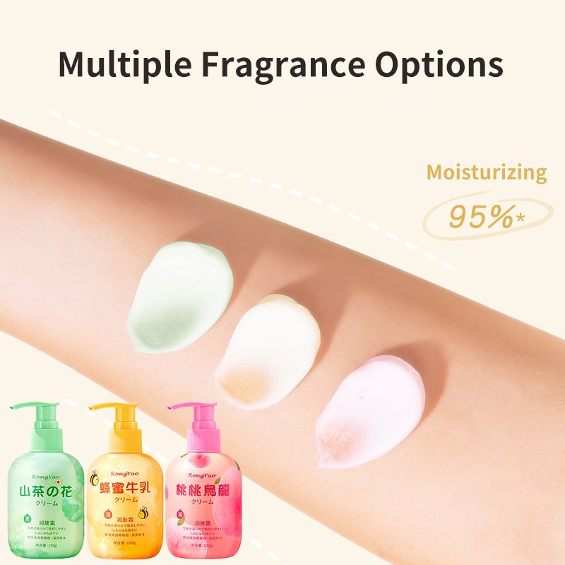 Rongyao Fruit Fragrance Body Lotion and Cream Skin Care Anti Ance Whitening Fragrance Amino Acid Moisturizing Body Lotion
