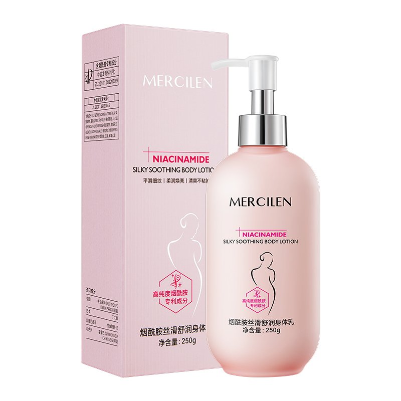 Non-Greasy Soothing Firming Moisturizing Nourish Caramel Skin Whitening Nicotinamide Women Body Lotion