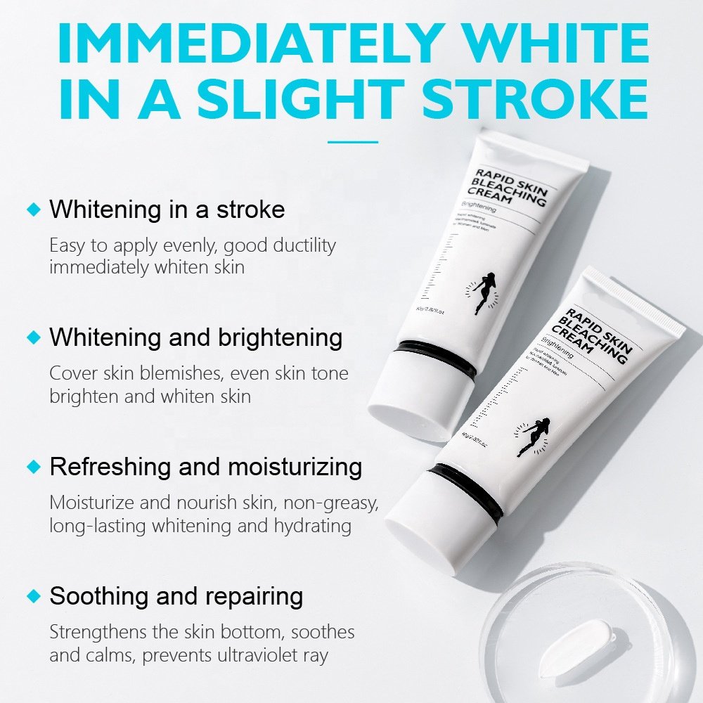 Best Rapid Skin Bleaching Cream Organic Brightening Cream Lightening Whitening Body Lotion For Black Skin