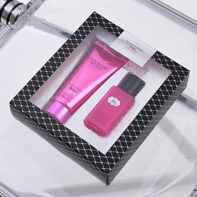 Wholesale High Quality 100ml Fragrance Body Spray Bodymist And 75ml Body Lotion Set For Women & Men