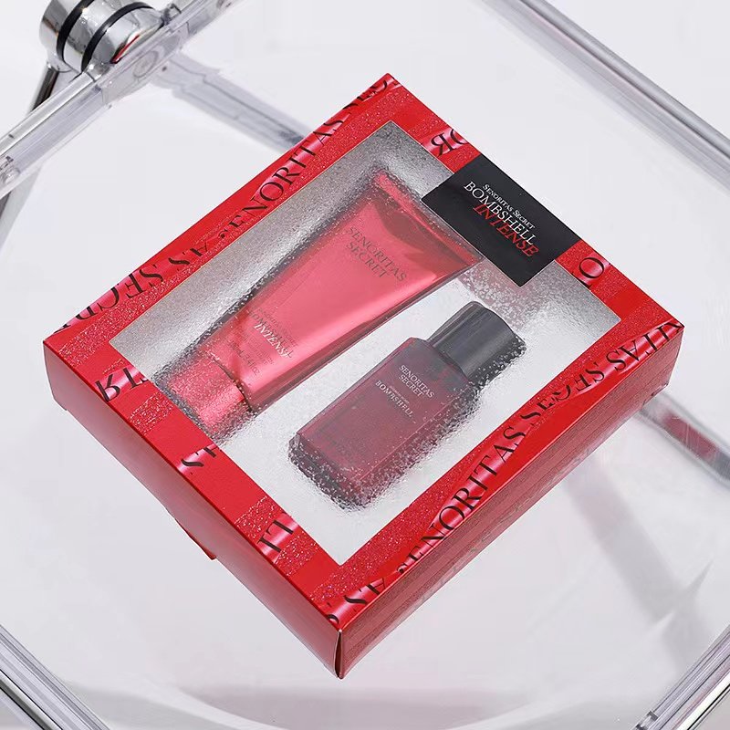Wholesale High Quality 100ml Fragrance Body Spray Bodymist And 75ml Body Lotion Set For Women & Men