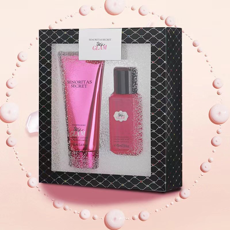Wholesale High Quality 100ml Fragrance Body Spray Bodymist And 75ml Body Lotion Set For Women & Men