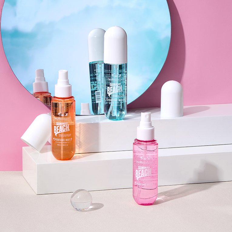 health&beyond private label floral and fruity unique scents 100ml hair&body mist