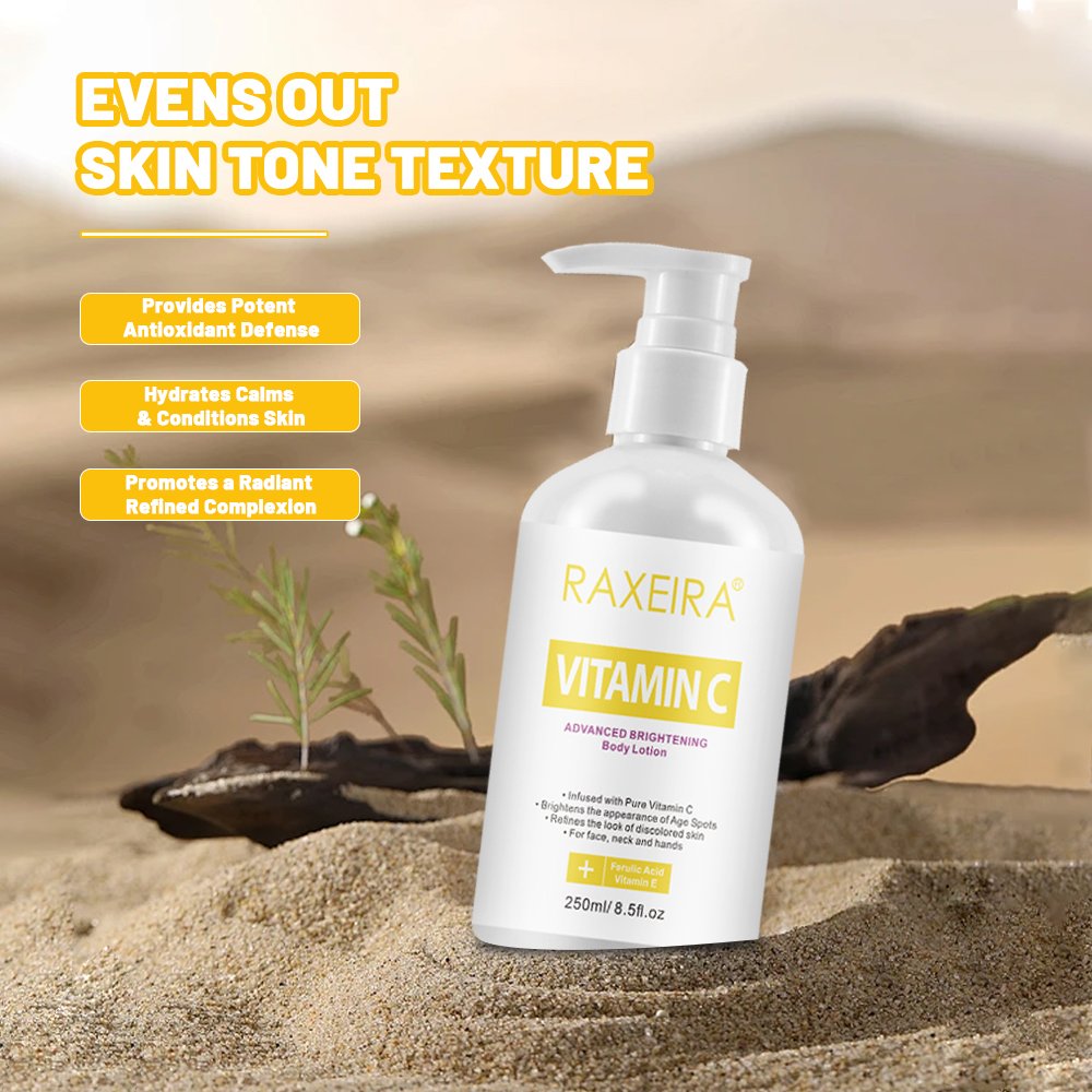 Skin Care Vitamin C Intensive Brightening Body Lotion OEM Vitamin C Advanced Lightening Body Lotion Whitening Body Cream
