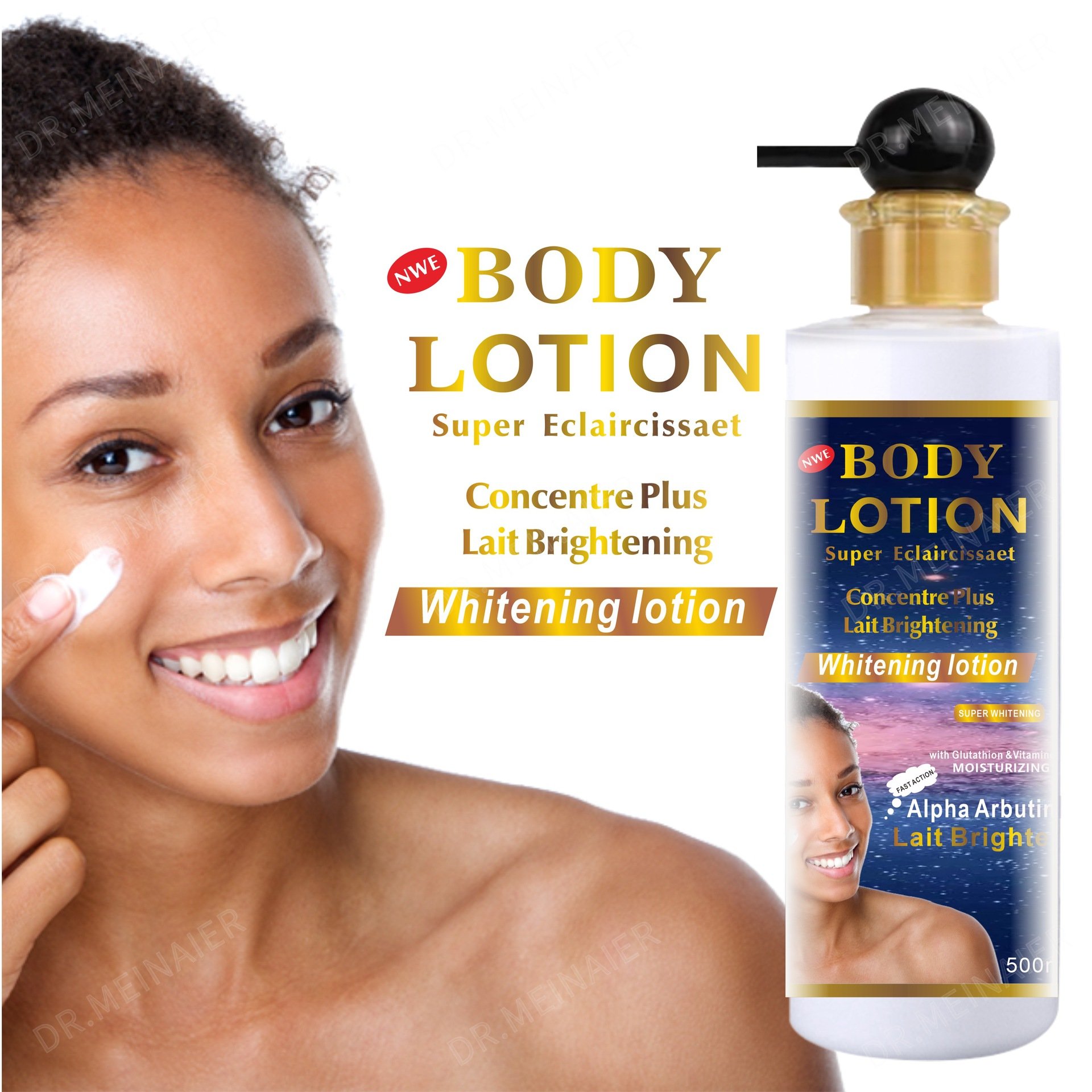 Korean skin care brightening fair and white carrot easy glow skin whitening lotion body lotion for men