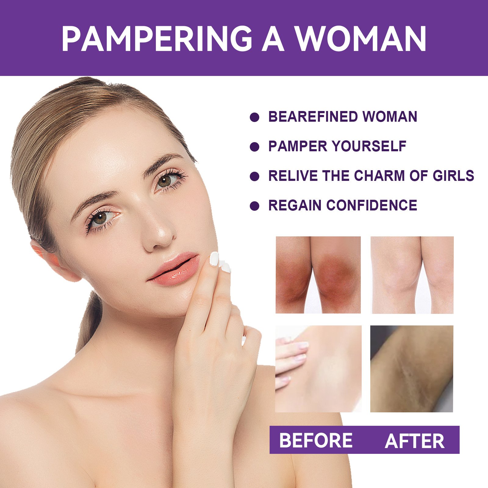 North Moon Magic Pink Fade Body Lotion Herbal Ingredients for Hand and Elbow Joint Repair Tender White to Dark Red Cream