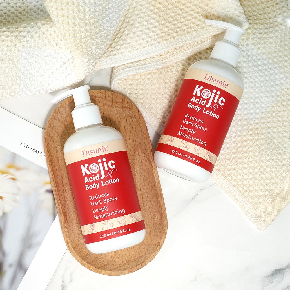 Kojic Acid Body Lotion Cream Fade Scar Black Spot Remover Even Skin Tone Whitening Cream Moisturizing Body Lotion