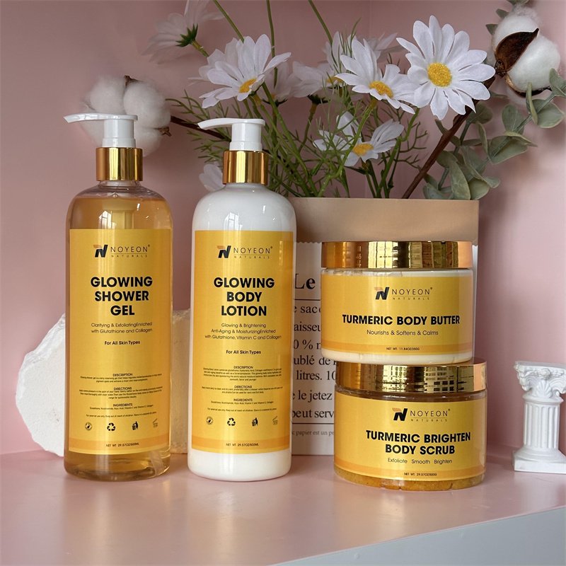 MOQ 100pcs Whitening Body Lotion Vitamin C Lightening Moisturizer Black Skin New Fade Glow Formula