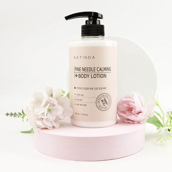 Pine Needle Calming Body Lotion 500ml Private Label Skin Soothing Care Deep Moisturizing Wholesale