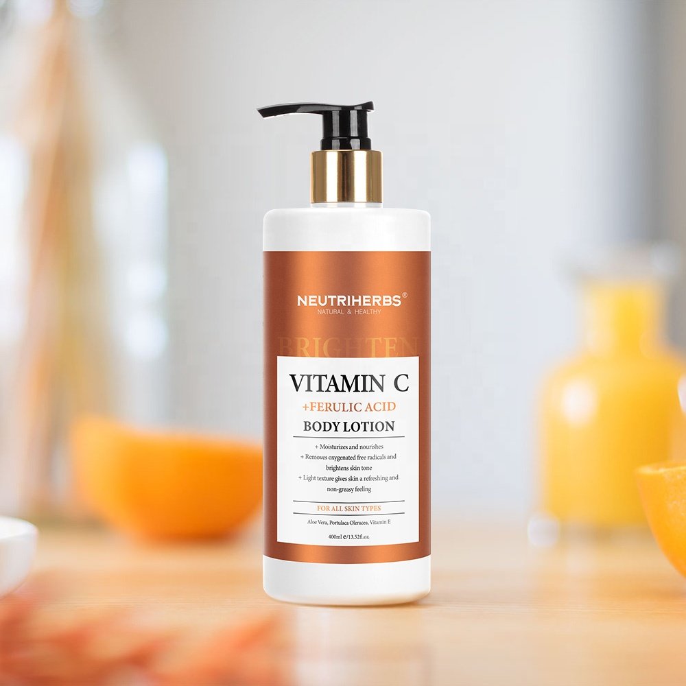 Hot Sale Promotion Body Lotion Moisturizing Lighten Vitamin C Whitening Body Lotion