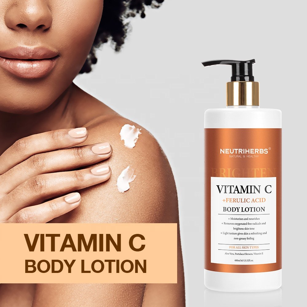 Hot Sale Promotion Body Lotion Moisturizing Lighten Vitamin C Whitening Body Lotion