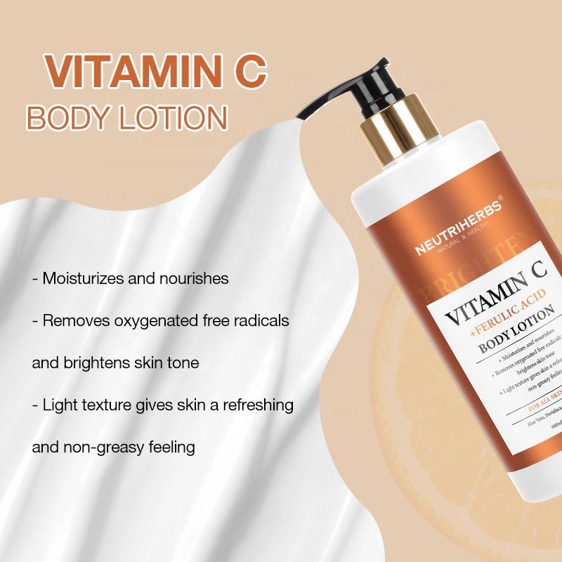 Hot Sale Promotion Body Lotion Moisturizing Lighten Vitamin C Whitening Body Lotion