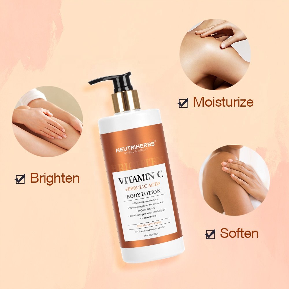 Hot Sale Promotion Body Lotion Moisturizing Lighten Vitamin C Whitening Body Lotion