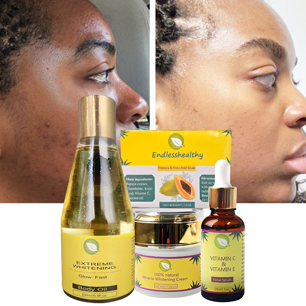 Brightening Skin Beauty Product Face Anti Aging Remove Dark Spot Whitening Body Moisturizing Rejuvenating Skin Care Set