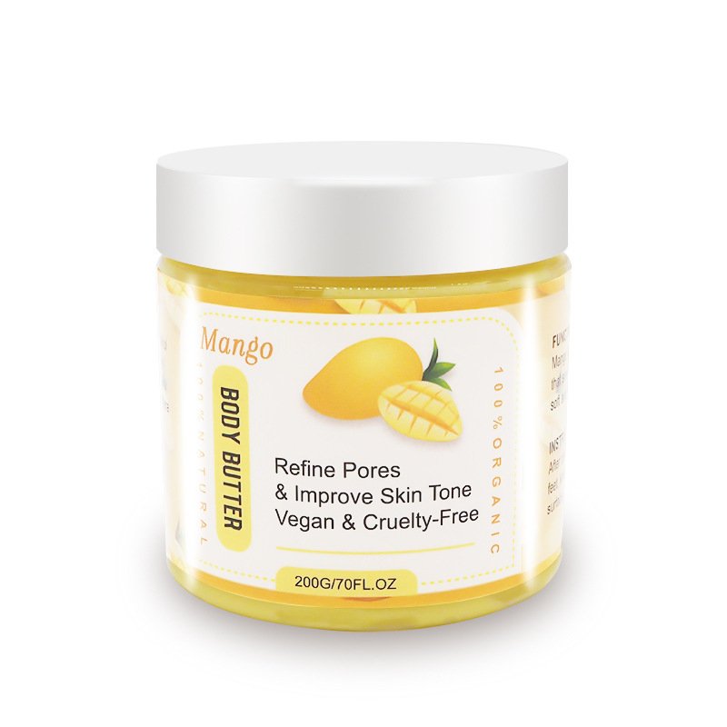 Private Label Coco Butter OEM Skin Whitening Coconut Moisturizing Body Lotion Whipped Body Butter Cream