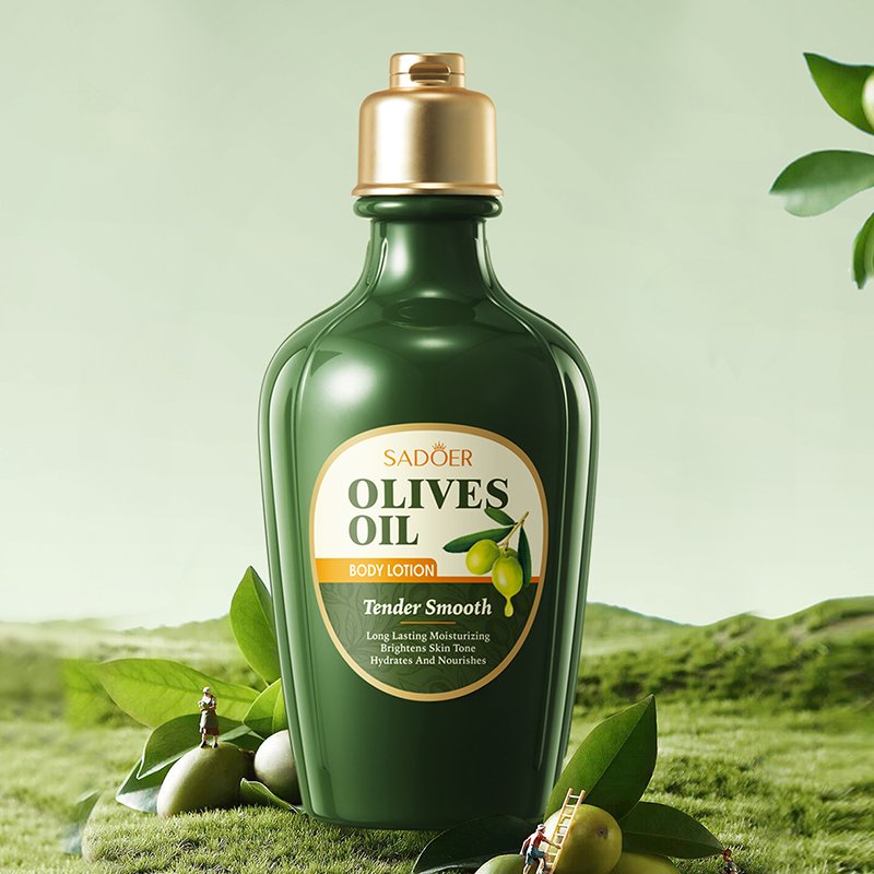 OEM ODM Private Label SADOER Olives Oil Fragrance Body Lotion Cream Hydrating Moisturizing Tender Skin Beauty Products For Woman
