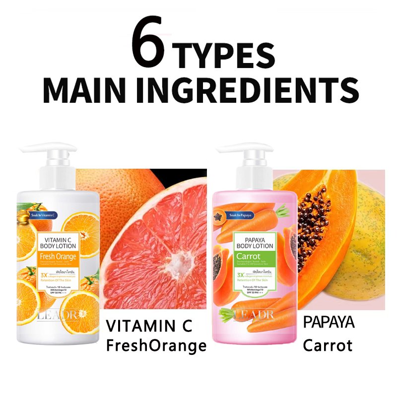 Private Label Korean Perfume Vitamin C Retinol AHA BHA Skin Lightening Body Lotion For Black Skin