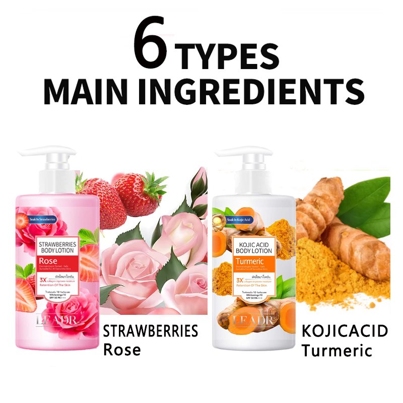 Private Label Korean Perfume Vitamin C Retinol AHA BHA Skin Lightening Body Lotion For Black Skin