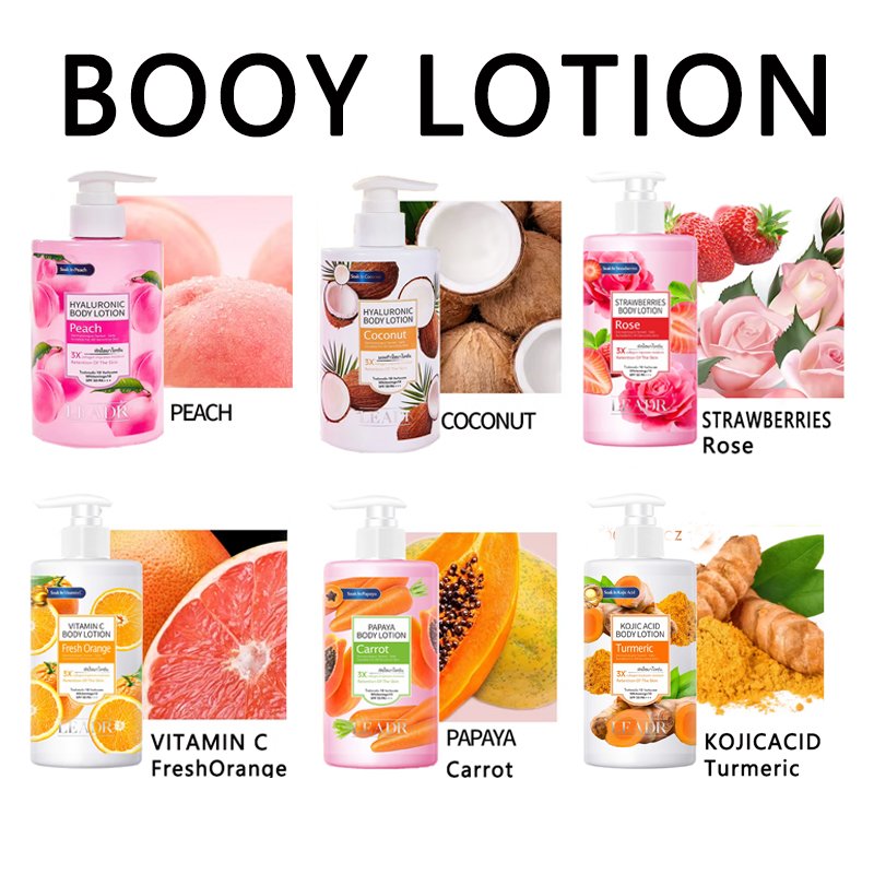Private Label Korean Perfume Vitamin C Retinol AHA BHA Skin Lightening Body Lotion For Black Skin