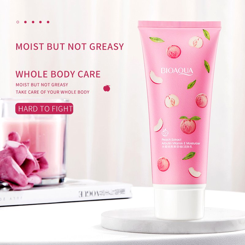 BIOAQUA Peach Lactic Acid Bacteria Skin Smooth Moisturizer Nourishing Body Lotion