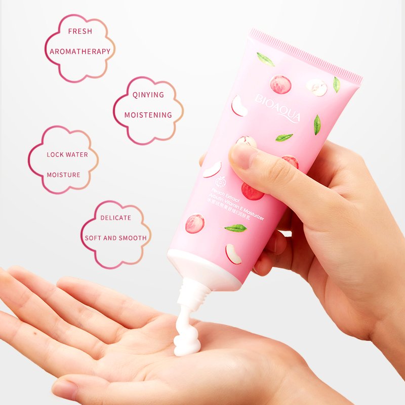 BIOAQUA Peach Lactic Acid Bacteria Skin Smooth Moisturizer Nourishing Body Lotion