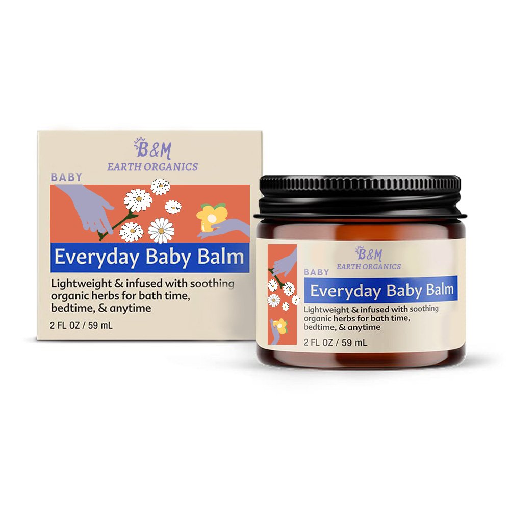 Everyday Baby Balm Plant Based All Natural Baby Essential for Newborns Infants Toddlers Moisturizing Herbal Salve w Calming