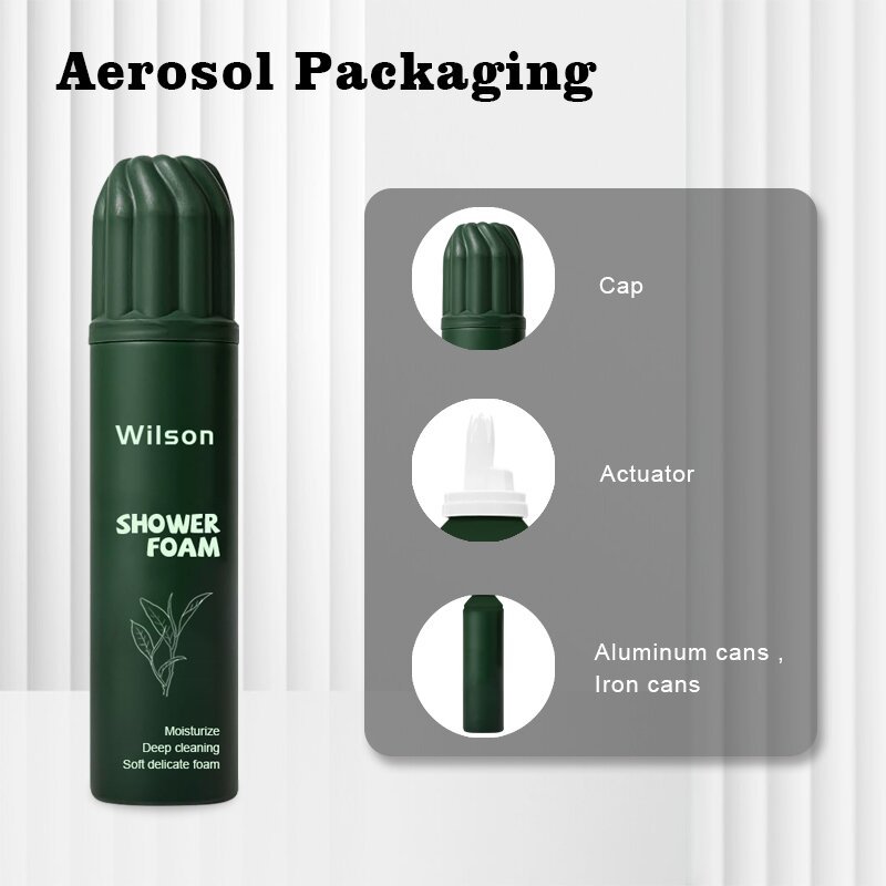 250ml Cosmetic Soap Whipped Shower Foam Bath Cleansing shower Mousse Cream Body Wash Amino Acid Moisturizing Lightening lotion