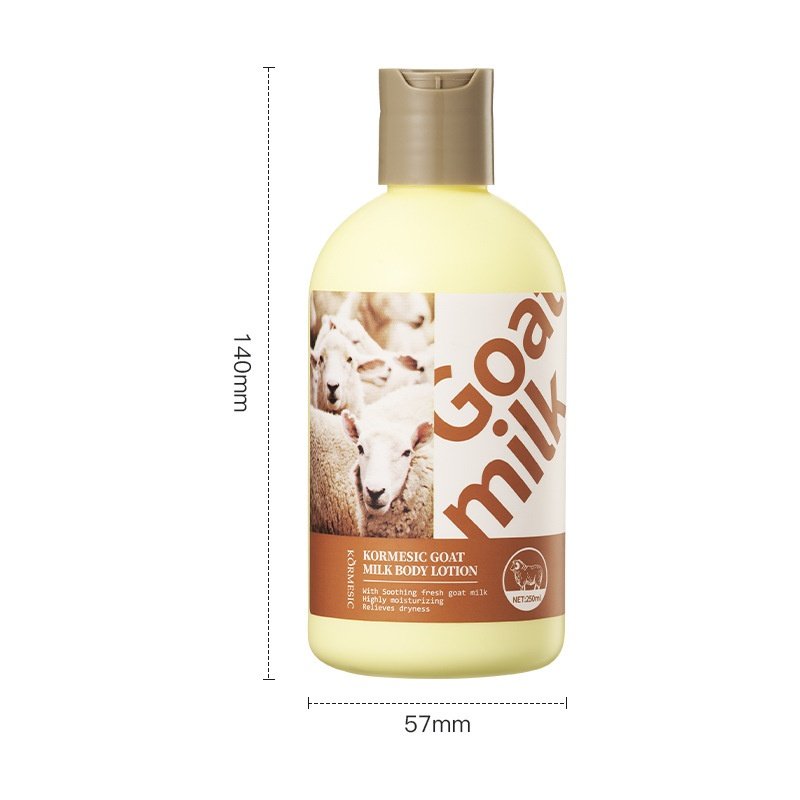 Kormesic Goat Milk Body Lotion Organic Moisturizing Cream for Face and Body Herbal Ingredients for Adults