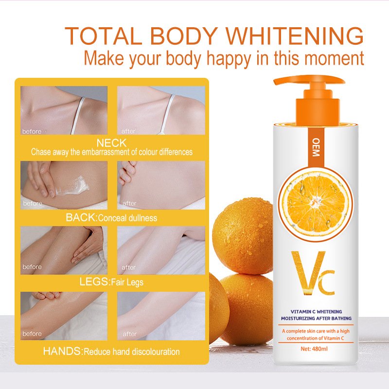 Private Label Wholesale Professional Body Care Care Vitamin C Body Lotion