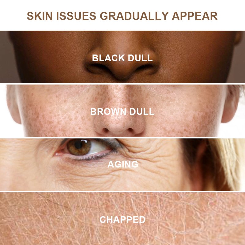 Custom Natural Beauty Skin Care Products Manufacturers Private Label Cocoa Caramel Glowing Skin Care Set For Dark Skin