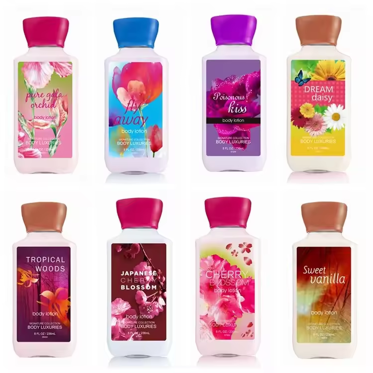 236ml Japanese Cherry Blossom Floral Scent Perfumed Nourishing Whitening Body Lotion