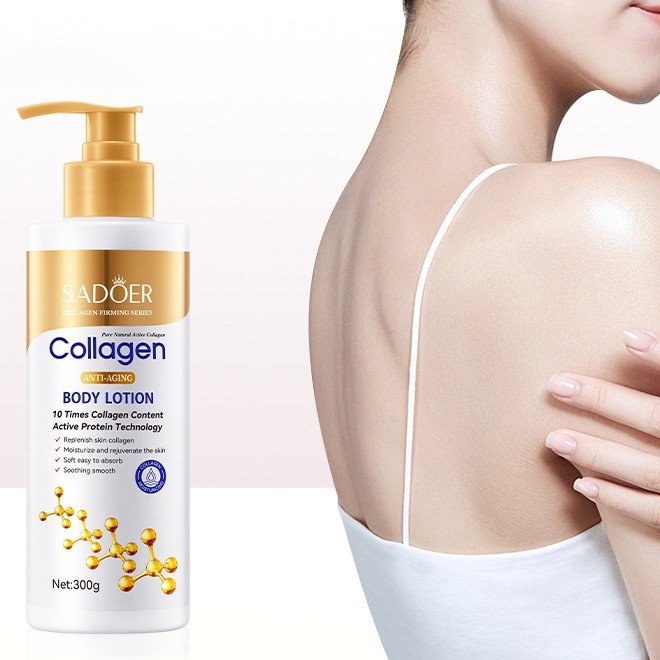 SADOER Moisturizing and Refreshing Nourish Smooth Collagen Anti Aging Body Lotion for Women 300g