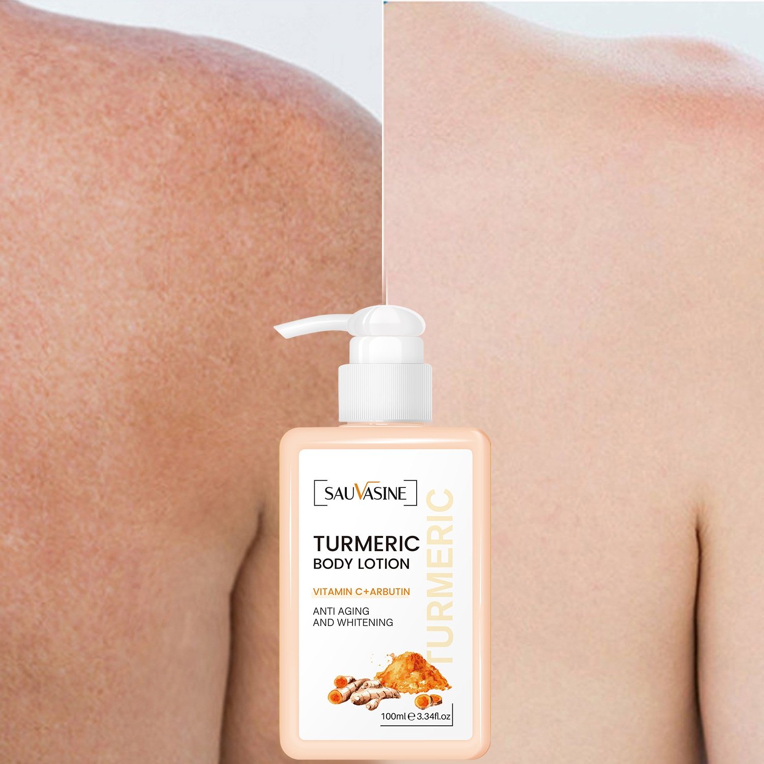 Wholesale Herbal Vegan Turmeric Body Lotion for Adults Whitening Skin Care Cream Oil and Butter Source