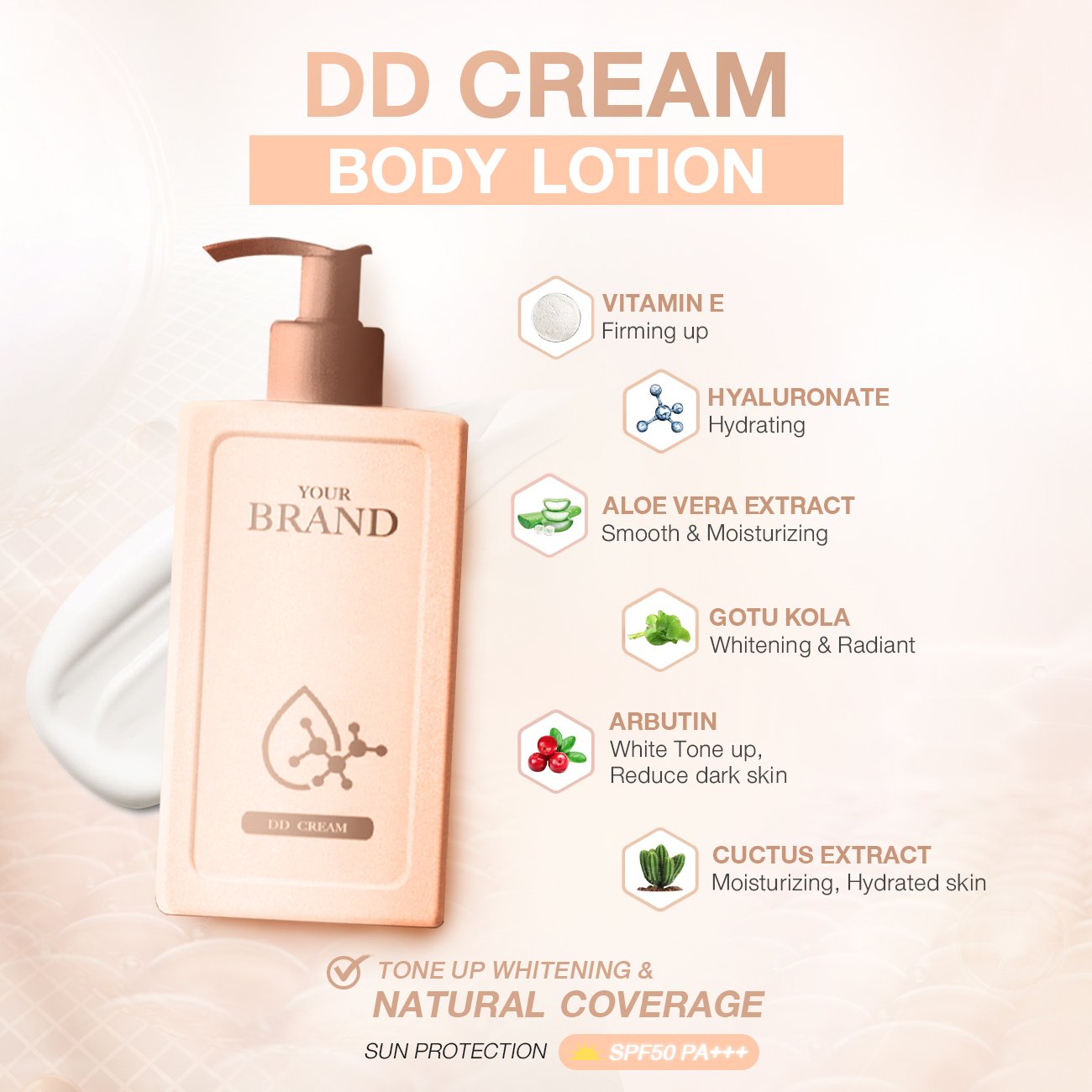 OEM Wholesale DD Cream Body Lotion