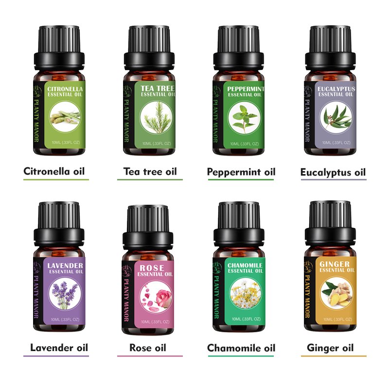 Private Label Vapor Pressure Natural Aromatherapy Pure Essential Oil Massage Spa Body Face Oil Body Lotion Essential Oil Set