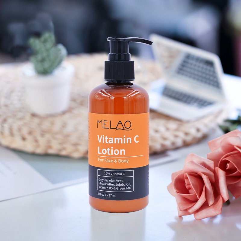 Private Label Milk Whitening Body Cream Lotion Korean Moisturizing Skin Bleaching Vitamin C Body Lotion For Women Dry Skin