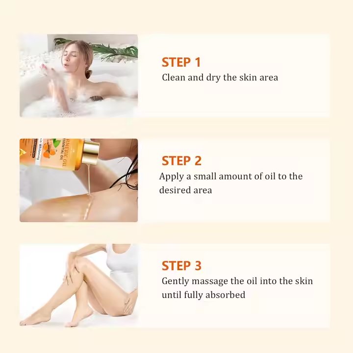 OEM Whitening moisturize Skin Glow Lightening Acne Dark Patches Bright Skin Dark Spot Corrector body Face Turmeric Oil Serum