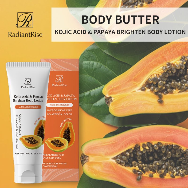 Women Skin Brightening Moisturizer Nourishing White Kojic Acid Body Lotion