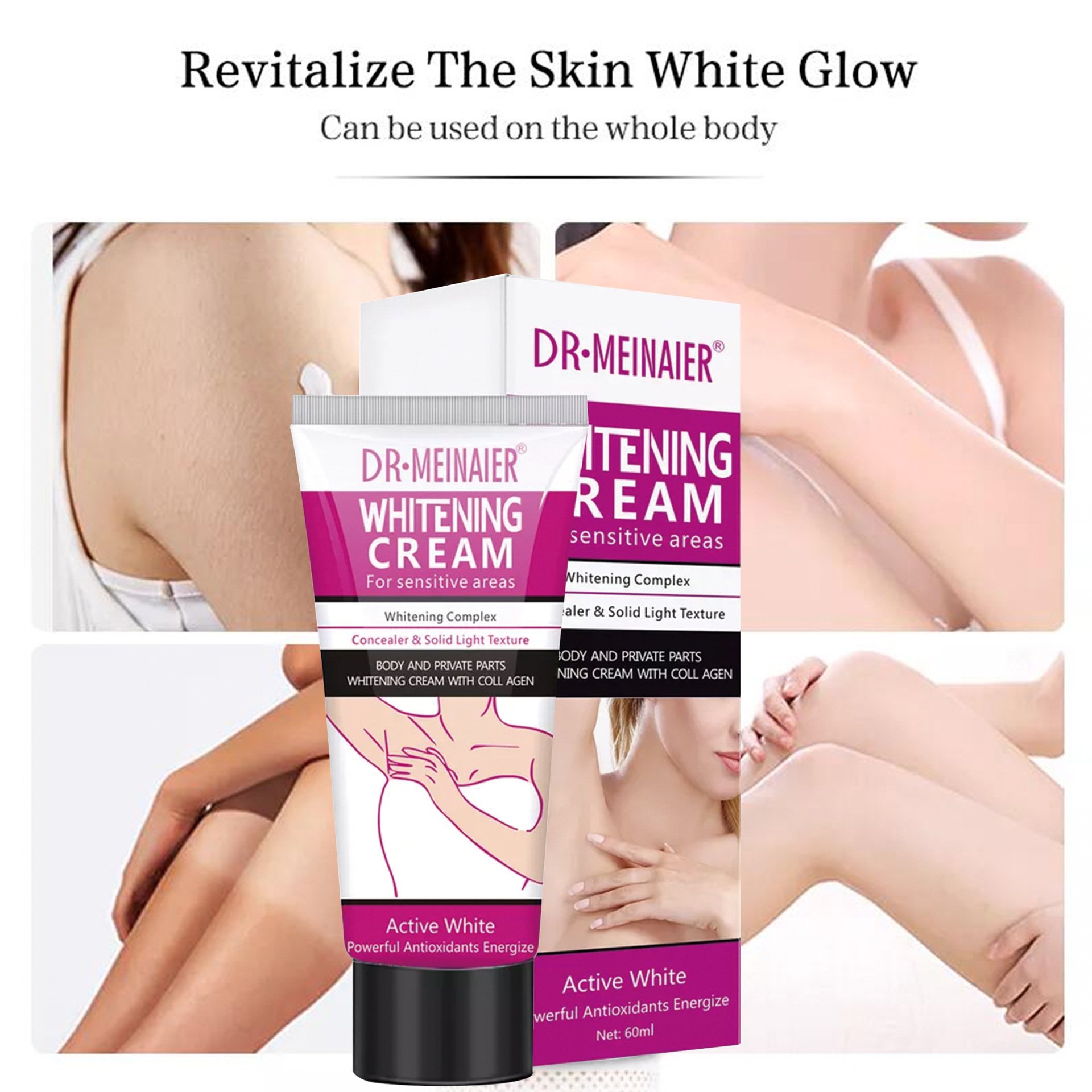 Hot Selling Body Cream Moisturizing Whitening Brightening Armpit Elbow Knee Whitening Cream