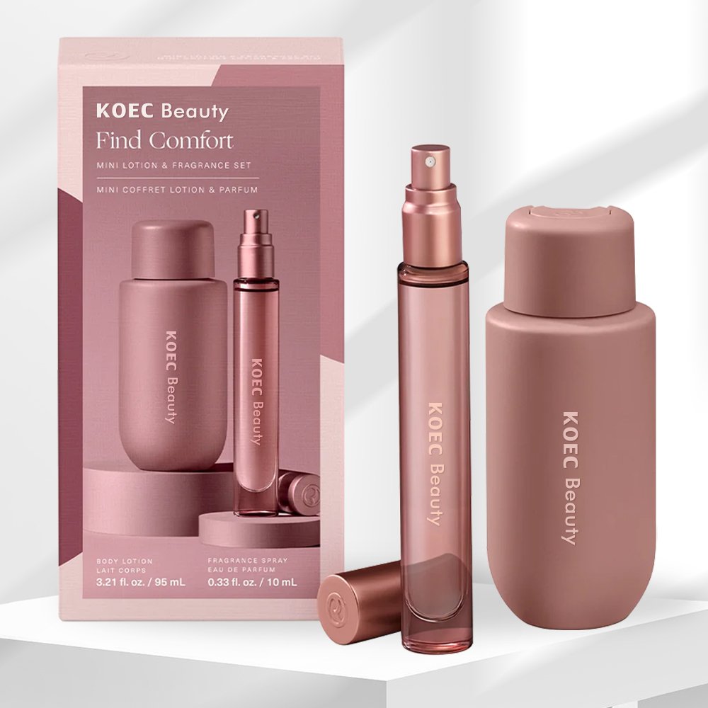 OEM travel-fragrance spray and body lotion Set Find Comfort scent Nourishing Softening for Healthy Renewed Glow Wholesale