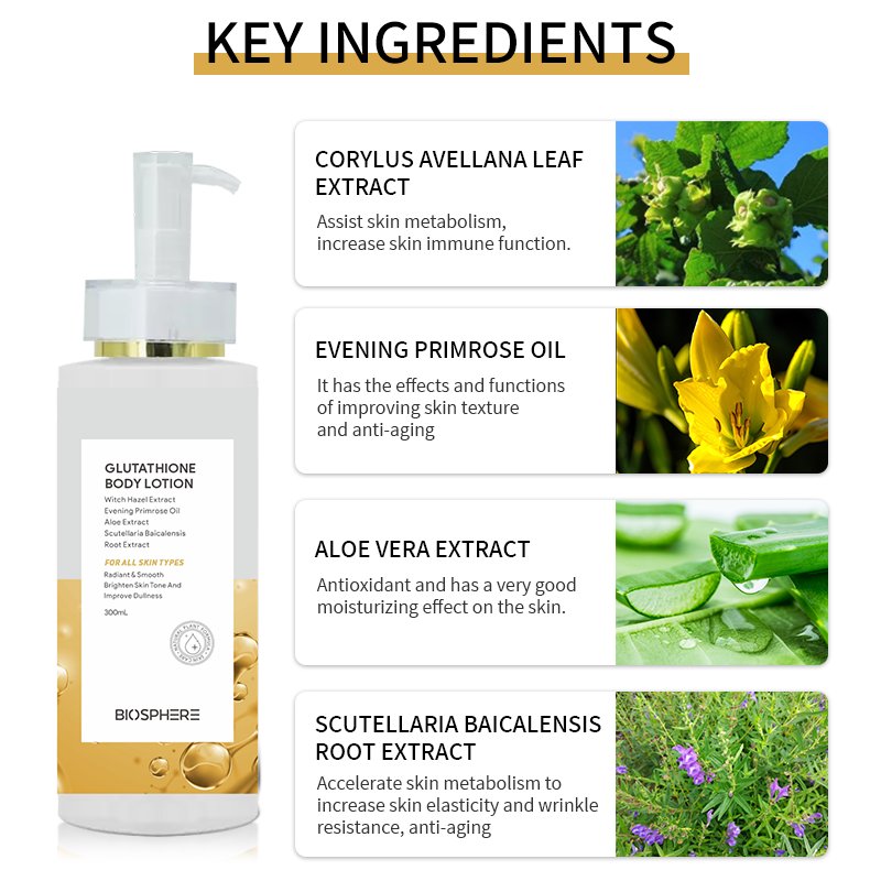 Halal Cosmetic Custom Logo Women Aloe Vera Lotion Lightening Moisturising Whitening Body Lotions for Glowing Skin