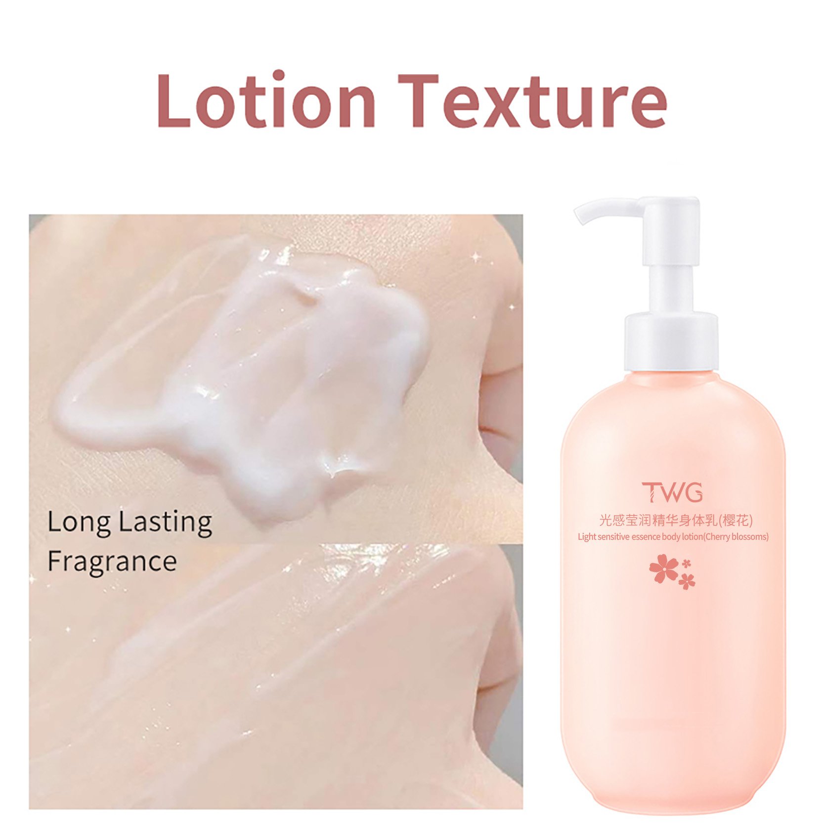 TWG Body Lotion and Cream for Dry Skin Ordinary Skincare Skin Whitening Floral Nicotinamide Moisturizing Body Lotion