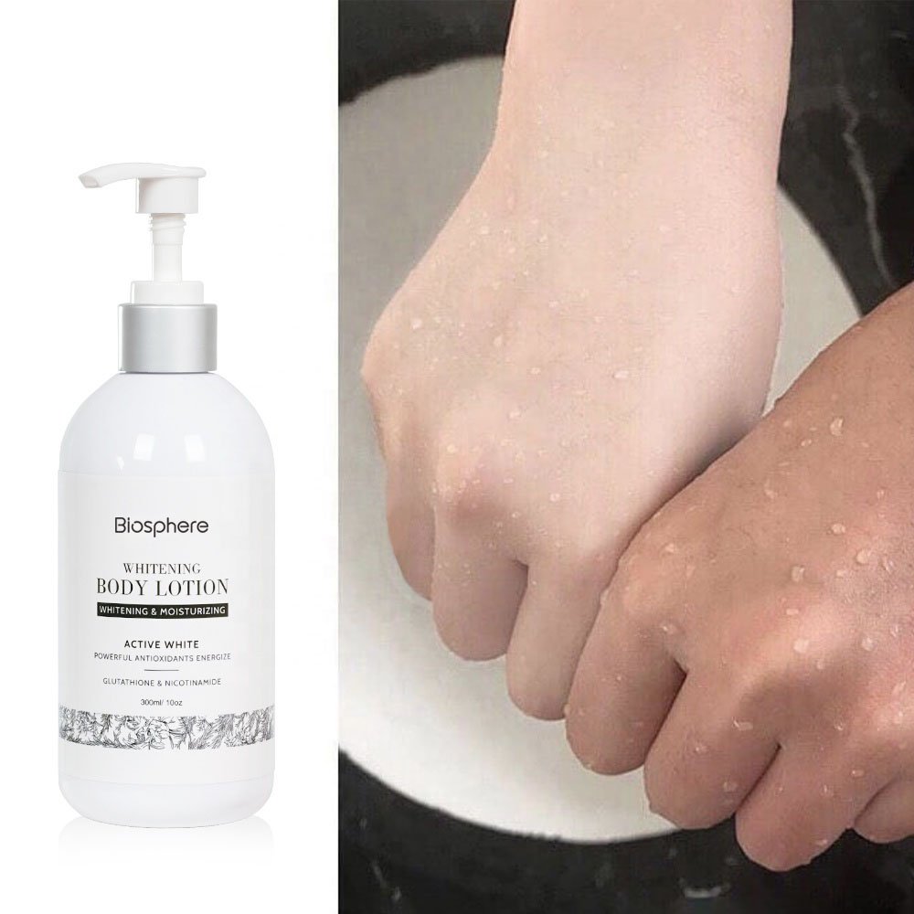 Biosphere Manufacturer Whitening Cream Milk Wholesale Women Organic Fast Body Lotion For Dubai Whitening Body Lotion