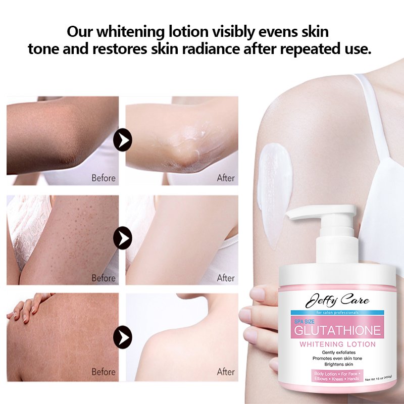 OEM/ODM Naturally Brighten Skin Best Glutathione Lightening Knuckle Whitening Body Lotion For Men And Women Black Skin