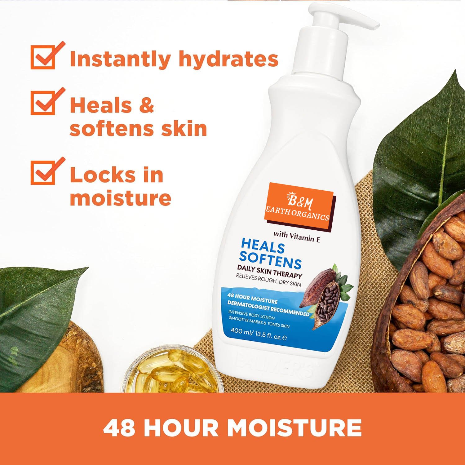 Cocoa Butter Formula Daily Skin Therapy Cocoa Butter Body Lotion for Dry Skin Hand Body Moisturizer