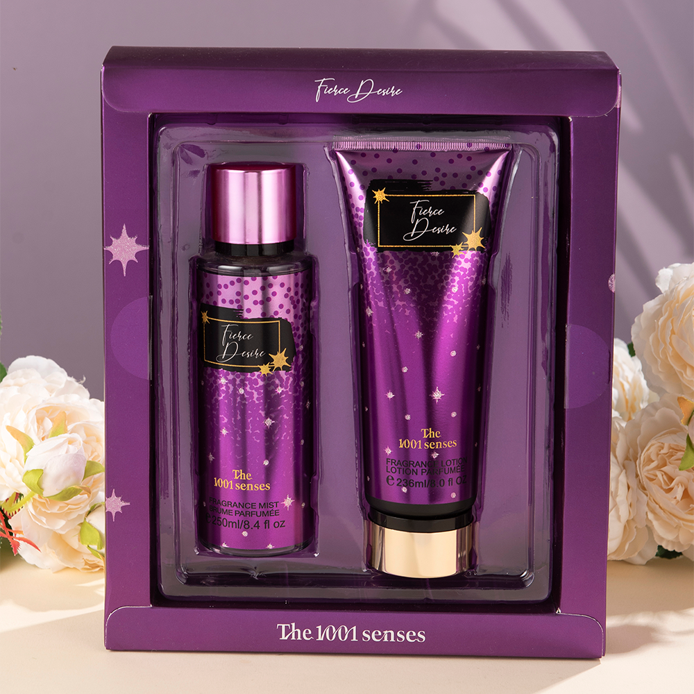 Hot Sale OEM/ODM Christmas Gift Set Body Mist And Lotion Set YOUNG LOVE