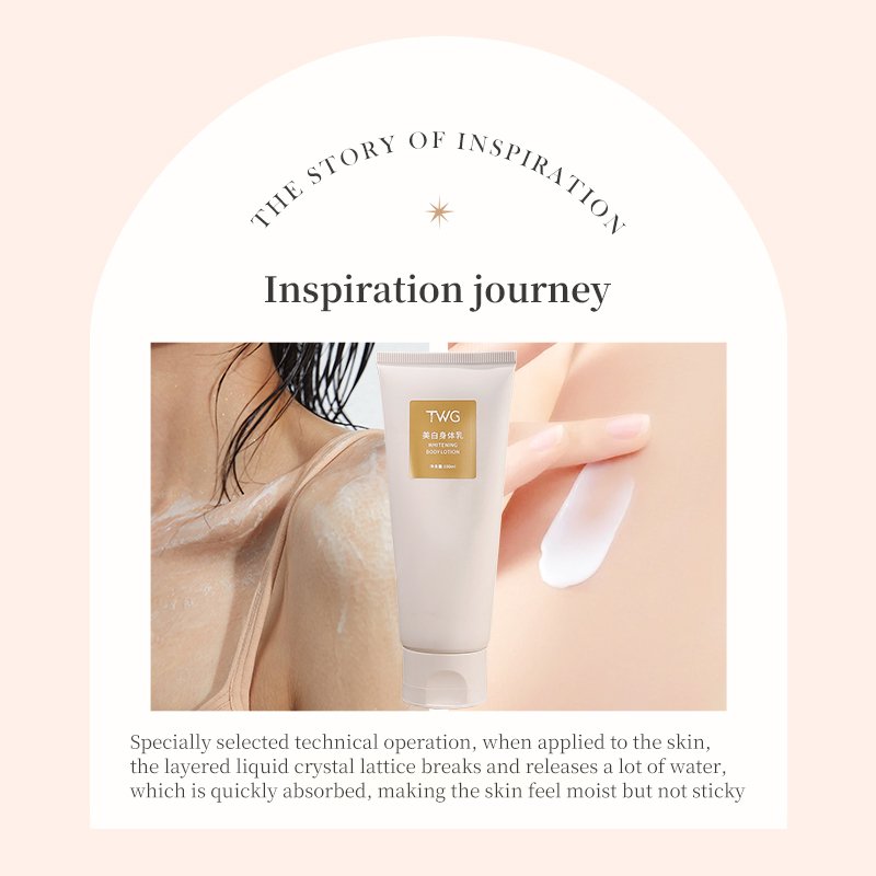 TWG RTS Whitening Body Lotion Skin Moisturizer Body Care Lightening Hydrating Arbutin Niacinamide Body Lotion