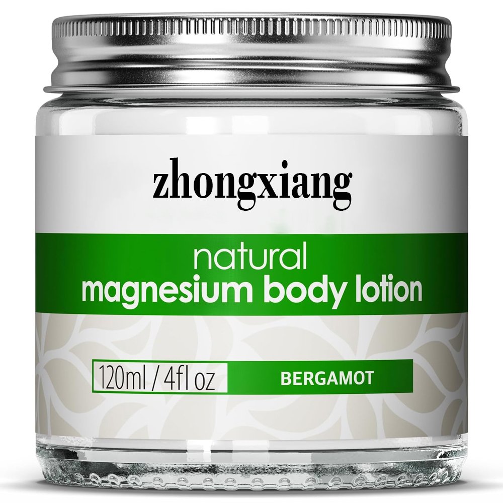 Magnesium Body Lotion Natural Vegan Topical Magnesium Cream Lotion Support for Sleep with Bergamot oil