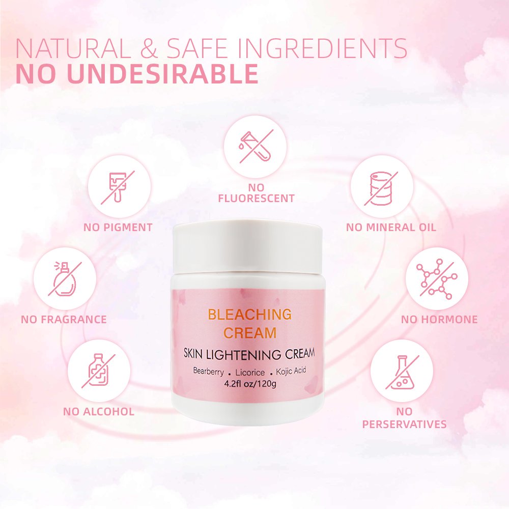Private label skin care moisturizing lightening bleaching glutathione whitening body cream lotion for black skin