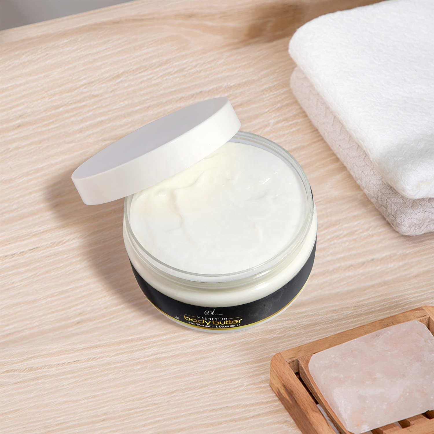 Wholesale All Natural Magnesium Pain Relief Cream For Leg Cramps & Pain Relief Magnesium Body Lotion Butter